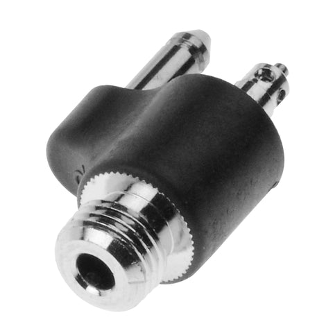T-H Marine BE-FU-53190-DP Johnson/Evinrude Tank Connector, 1/4" NPT Fuel Fitting, Black