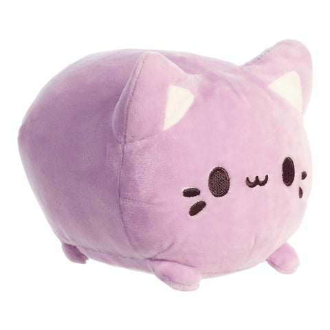 Aurora® Enchanting Tasty Peach® Taro Meowchi Stuffed Animal - Bright & Colorful Design - Showpiece Plush - Purple 7 Inches