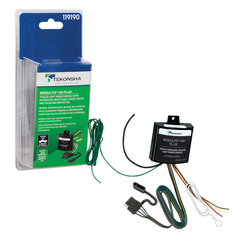 Tekonsha 119190 ModuLite HD Plus Protector w/Integrated Circuit & Overload Protection Trailer Light Power Module