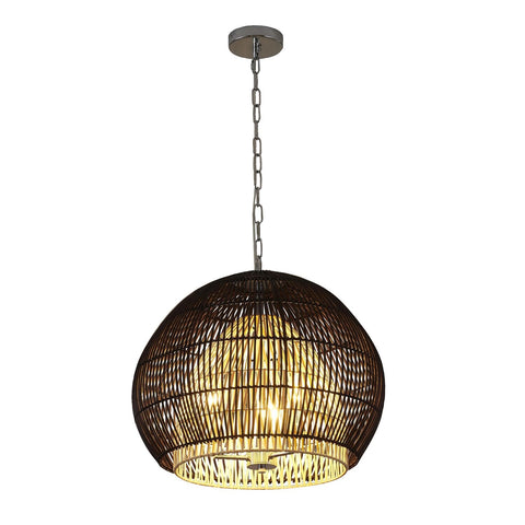BETHEL INTERNATIONAL MIA18C20W 3-Light Chandelier, Chrome