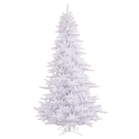 Vickerman 6.5' White Fir Artificial Christmas Tree Unlit, Seasonal Indoor Home Decor