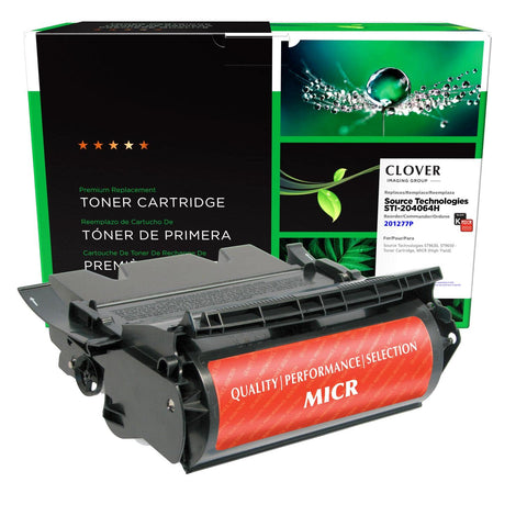 Clover Remanufactured High Yield MICR Toner Cartridge Replacement for Source Technologies STI-204064H | Black