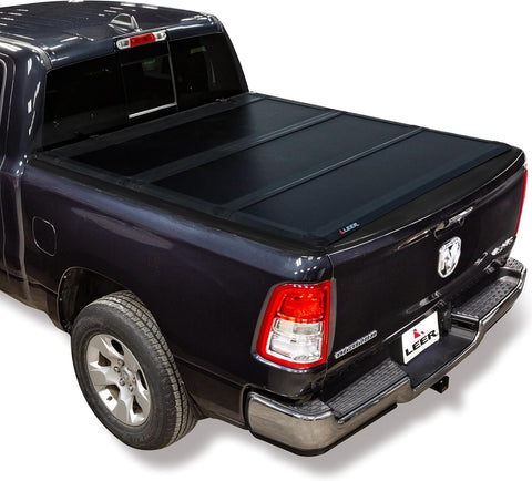 LEER HF350M 3-Panel Folding Tonneau Cover, Fits 2019-2026 Ram with 6'4" Truck Bed