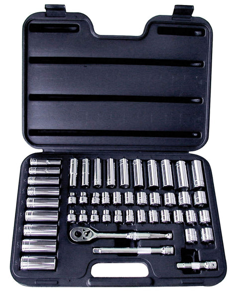 ATD Tools 1245 3/8" Drive 6-Point 47-Piece SAE/Metric Socket Set