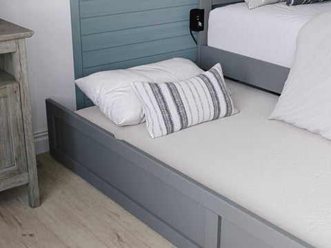 AFI, Trundle Bed, Twin, Grey