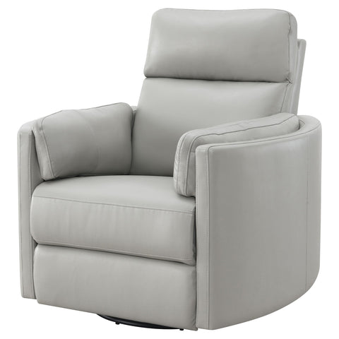Acme Sagen Wooden Glider Recliner with Swivel in Gray
