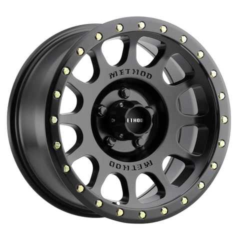 Method Race Wheels 305 NV Matte Black 20x10" 5x5", 18mm offset 4.76" Backspace, MR30521050518N