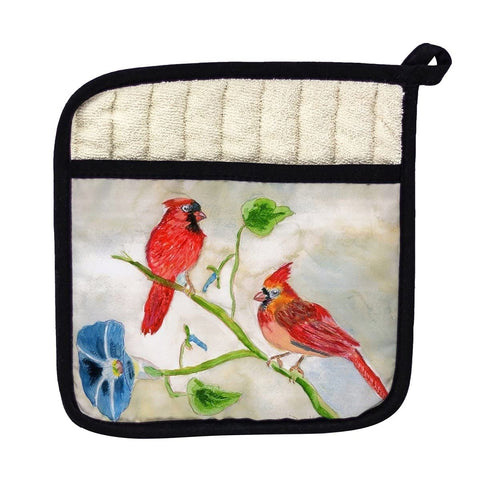 Betsy Drake PT270 Betsys Cardinals Pot Holder