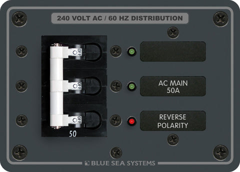 Blue Sea Systems 7372 120/240V AC Main black