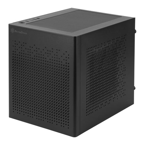 Silverstone Technology SUGO 16 Black Mini-ITX Small Form Factor case with All Steel Construction, SST-SG16B