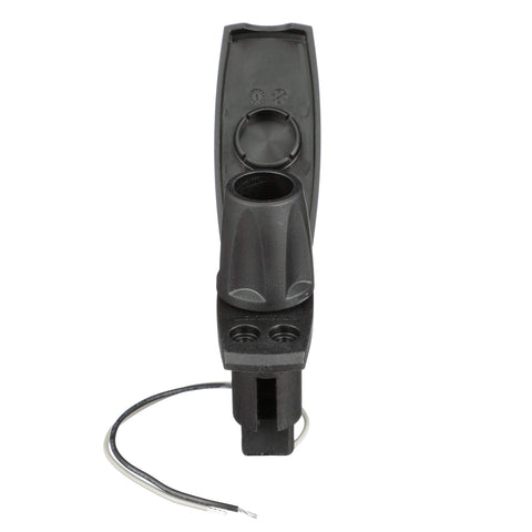 Attwood 910V2PB-7 LightArmor™ 910V Series Rectangle Plug-in Light Base — for All-Around Pole Light, 2-Pin, Black Composite Cover