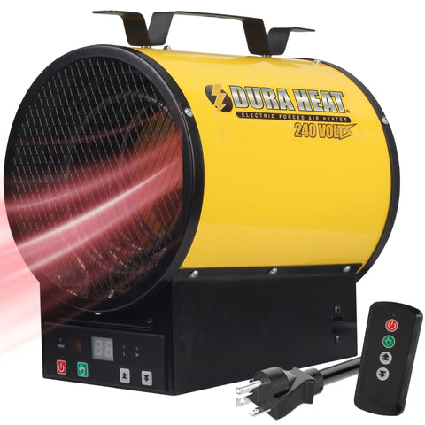 Dura Heat EUH4000R Electric Forced Air Heater with Remote Control 12,800 Btu
