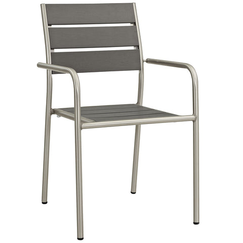 Shore Outdoor Patio Aluminum Dining Chair