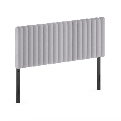 Furinno Roanne Upholstered Tufted Headboard Glacier Queen