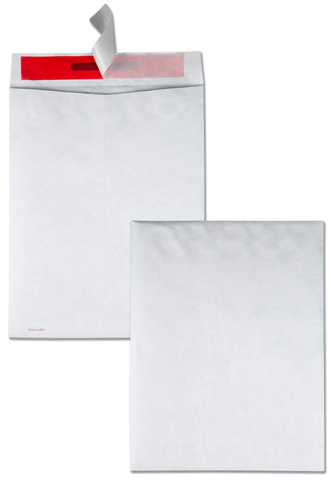 Quality Park R2420 Advantage Flap Stik Tyvek Mailer, 10 x 13, White (Box of 100)