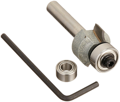 Vermont American 23130 1/8-Inch Radius Carbide Tipped Roundover and Bead Router Bit, 2-Inch Ball Bearing 2-Flute 1/4-Inch Shank