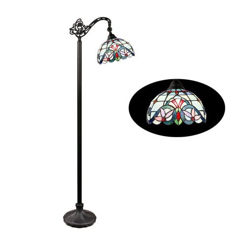 Chloe Lighting GRENVILLE Victorian-Style 1-Light Dark Bronze Finish Reading Floor Lamp 11" Shade