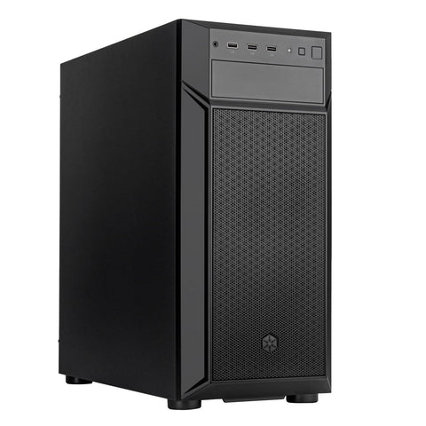 Silverstone Technology FARA 513 High Airflow ATX Chassis with Excellent Hardware Compatibility and Three USB Ports, SST-FA513-B