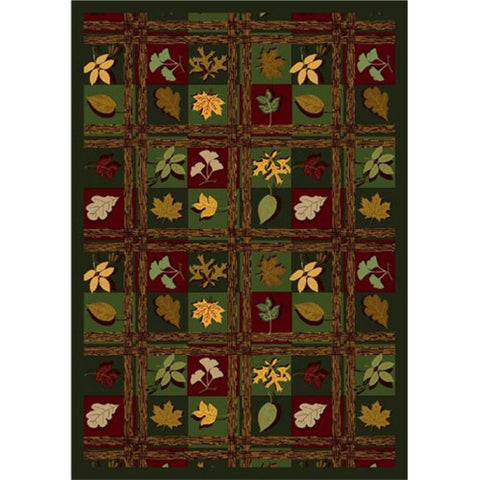 Joy Carpets Kaleidoscope Woodland Trail Whimsical Area Rugs, Multicolored