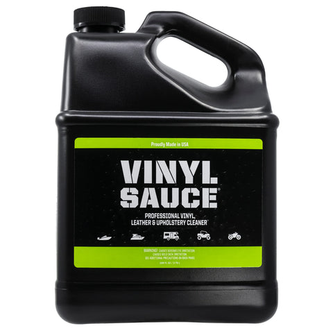 Boat Bling VS-0128 Vinyl Sauce Premium Vinyl and Leather Cleaner, Gallon Refill, Black, 1 Gallon, for Boats, RVs, Powersport Vehicles and More