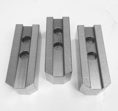 TAIKI 3900-4692 18 mm 3 Piece Steel Soft Jaw Set, 12" x 1.5 mm x 60 Degree