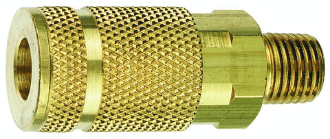 Tru-Flate 13-325 1/4" A Design x 1/4" MNPT Brass Coupler