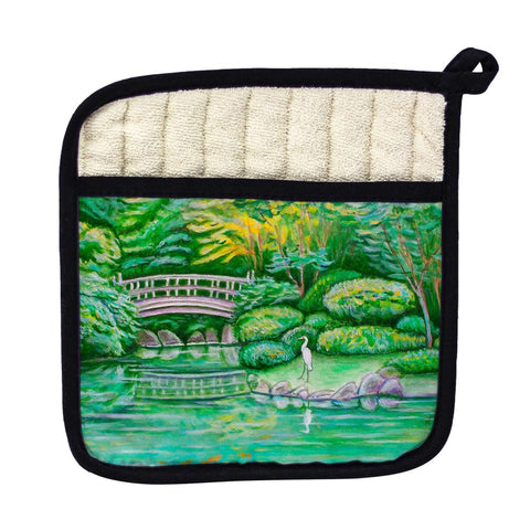 Betsy Drake PT222 Japanese Garden Pot Holder