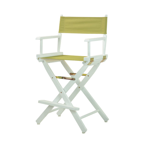 Casual Home 220-01/021-91 Director Chair 24" - Counter Height WhiteFrame/Sage Canvas