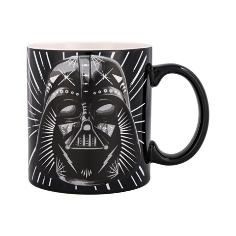 Star Wars Darth Vader and Stormtrooper Decorative Masks Ceramic Coffee Mug | Holds 20 Ounces