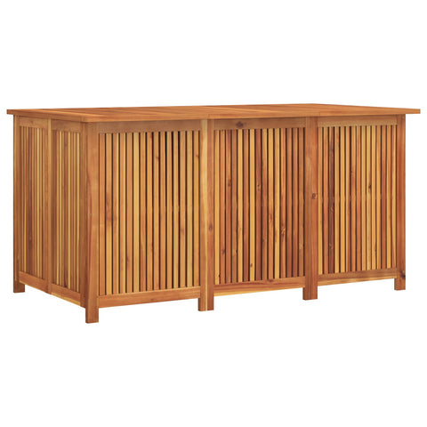 vidaXL Patio Storage Box, Tool Chest, Outdoor Cushion Storage, Patio Furniture, Garden Storage Bench, Blanket Box, Solid Wood Acacia