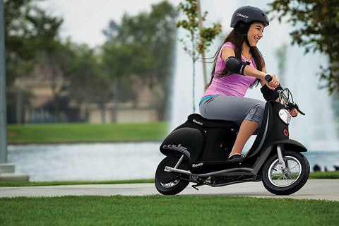 Razor Pocket Mod Miniature Euro-Style Electric Scooter for Ages 13+, Vintage-Inspired Design, Up to 40 Minutes Ride Time
