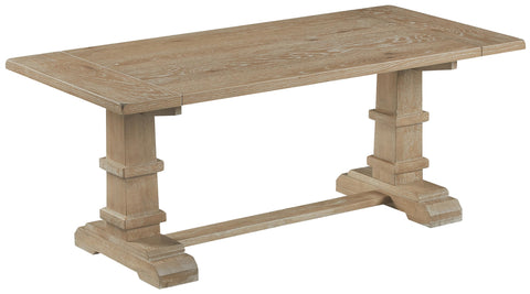 Crosley Furniture Joanna Modern Farmhouse Coffee Table, Accent Tables, Living Room Furniture, Rustic Brown