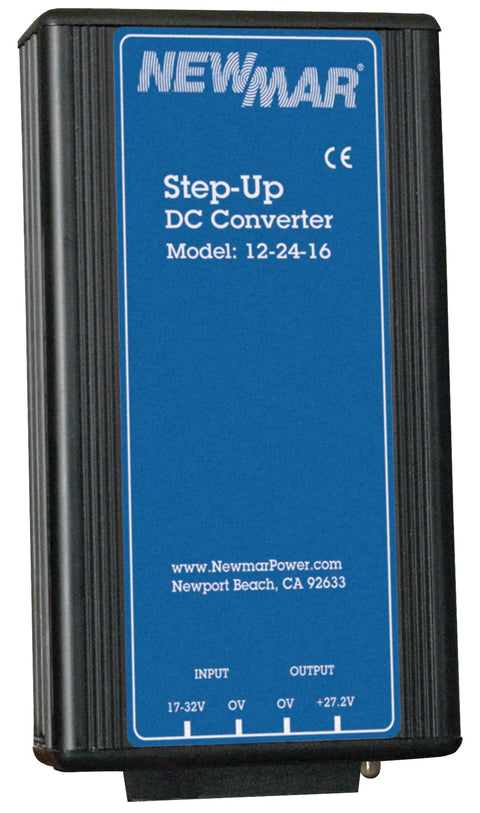 Newmar Converter, Step-Up, 12 to 24 VDC, 16A
