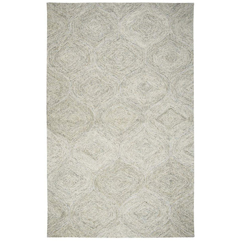 Rizzy Home Alora Decor London 8' x 10' Trellis Beige/Gray/Rust/Blue Hand-Tufted Area Rug