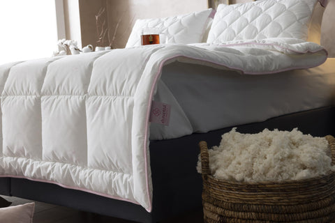 BATAMEX Duvetta 100% Cotton Comforter with Cotton Fabric Cover Premium Quality Cotton -All Season Useable- Duvet-Medium Weight Quilt (Twin)