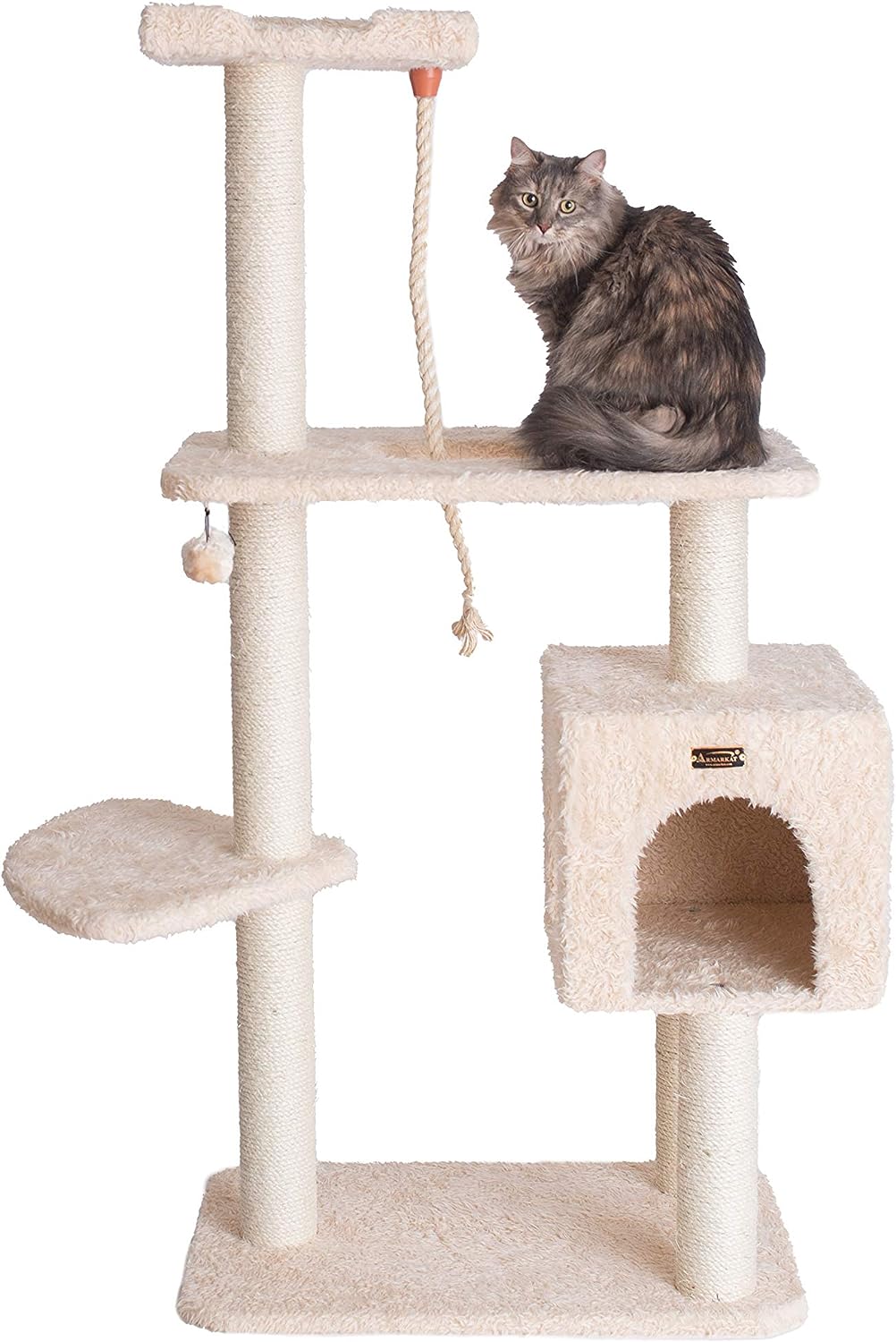 Armarkat A5708 Pet Cat Tree, Beige,Medium