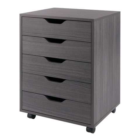 Winsome Halifax Mobile Storage Cabinet with Doors & Drawers, Stylish & Functional Home Storage Cabinet for Filing, Kitchen Organization, Moveable Furniture for Office, Dorms, Apartments