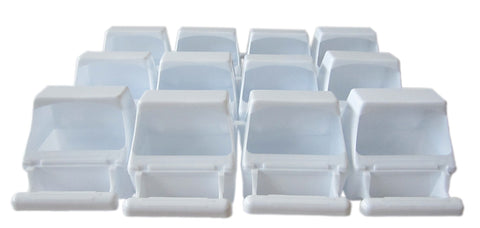 YML Plastic Cup for Cages Sizes 18 by 14-Inch, Pack of 12