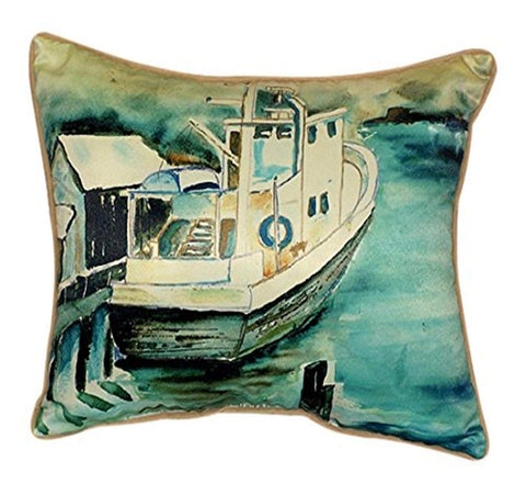 Betsy Drake Oyster Boat Pillow, 20" x 24"