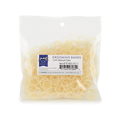 Top Performance Grooming Bands 1/4in Natural Color