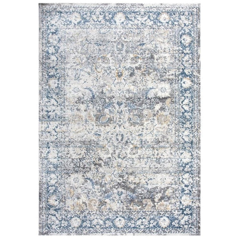 Rizzy Home Alora Decor Lavish 3'11" x 5'6" Beige/Gray/Rust/Blue Power-Loomed Area Rug