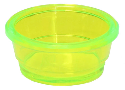 YML Transparent Small Animal Dish Bowl, 3.5 by 1.5-Inch