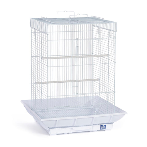 Prevue Hendryx Clean Life Playtop Cage, White, 1/2" (SP851W/W)