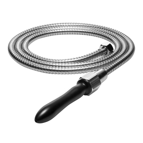 Cleanstream All in One Shower Enema Cleansing System, 79 Inch Hose and 5.5 Inch Silicone Tip Included, Reusable Enema Cleaner Kit for Men Women, Connected to Shower Hole, Black