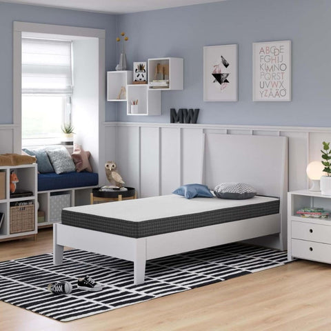 Oakestry Twin Gel Memory Foam Mattress CertiPUR-US Certified Medium Firm Bed Comfort Sleep Support Breathable Cooling Pressure Relief Durable Hypoallergenic Ideal for Kids Adults Guest Room