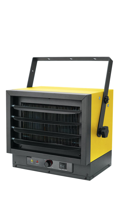 Dura Heat Hard-Wired Ceiling Mount Electric Garage Space Heater 5,000 Watt, 240 Volt, Overheat Protection, Adjustable Thermostat and Grills, Ideal for Garage & Workshop