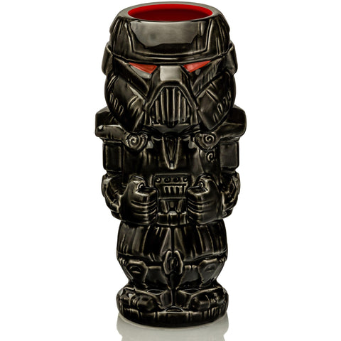 Geeki Tikis Star Wars: The Mandalorian Dark Trooper 18-Ounce Ceramic Mug | Cocktail Tumblers, Beer Mug Glassware For Liquor, Beverages, Pub Drinks, Tropical Drinkware For Home Barware Decor