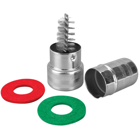 Performance Tool 1171 Battery Post Brush & Felt Washers - Stainless Steel Bristles, Remove Corrosion and Dirt, Prolong Vehicle Battery Life