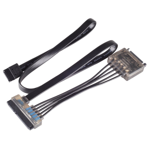 SilverStone Technology Silverstone Power + SATA Data Connector to Combined SATA 22 Pin Power & Data Sata Connector CP13 Components Other