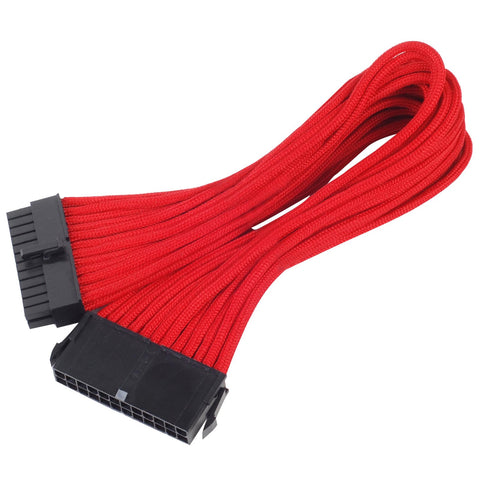 Silverstone PP07-MBR Sleeved Extension Power Supply Cable with 1 x Motherboard 24-Pin Connector PP07-MBR-x